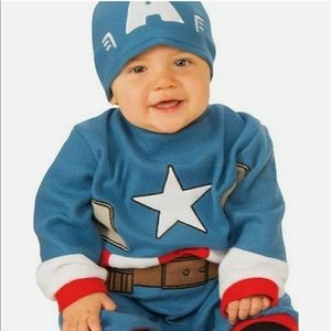 Baby's Marvel Captain America Romper 6-12 Months